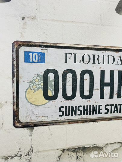 Сувенирный автономер 000 HKS Florida