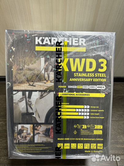 Строительный пылесос Karcher kwd 3