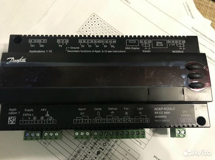 Danfoss Контроллер испарителя AK-CC 550A 084B8030
