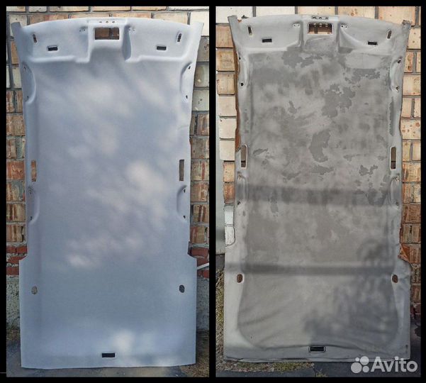 Перетяжка потолка в автомобиле