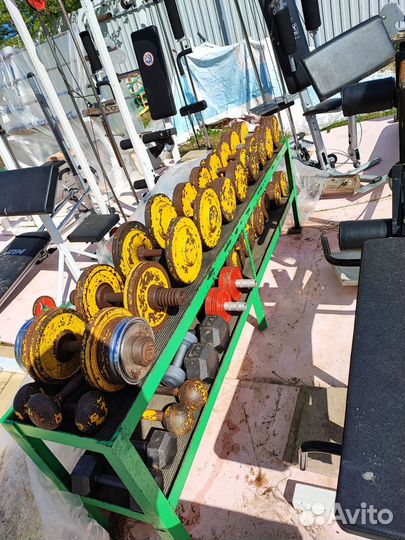 Блины, гантели, грифы