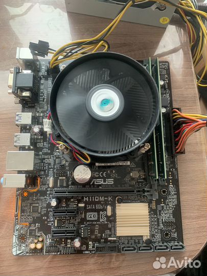 Материнская плата Asus 1151 DDR4+ Процессор+озу