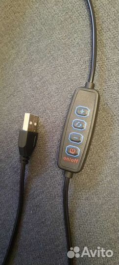 Кольцевая лампа со штативом 26см