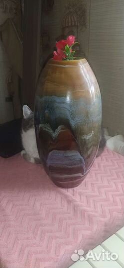 Ваза для цветов. Керамика. Винтаж СССР