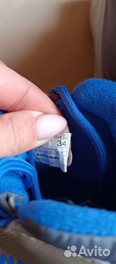 Лыжные ботинки размер 34