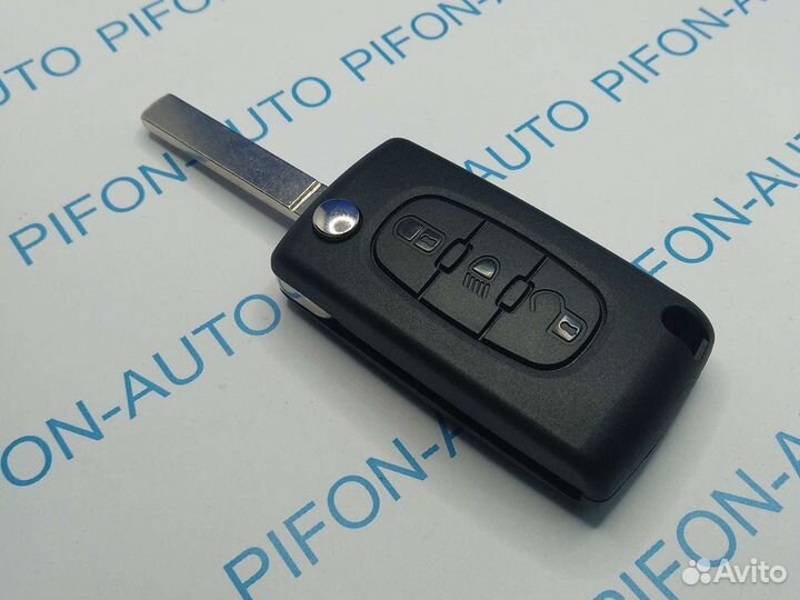 Ключ зажигания citroen c4 (ситроен с4 )