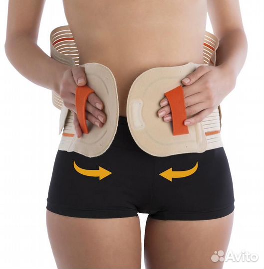 Бандаж поясничный полужесткий Orliman EV-200, XL/6