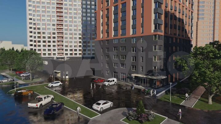 3-к. квартира, 68,6 м², 3/25 эт.