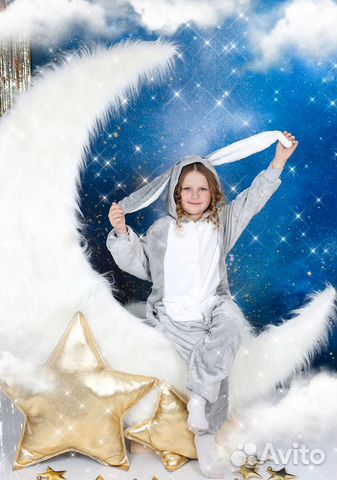 Фотозона Зайчик на луне