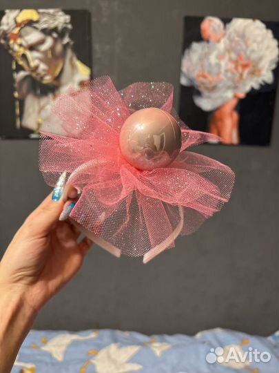 Ободок бусинка