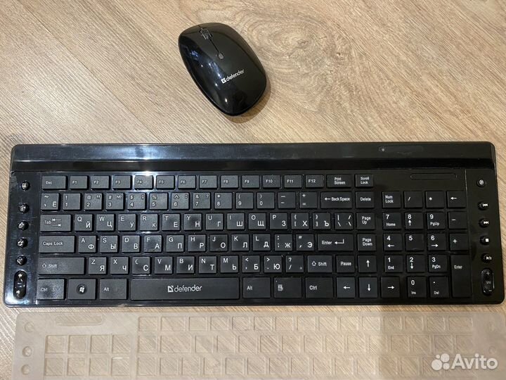 Беспроводная клавиатура и мышь Defender