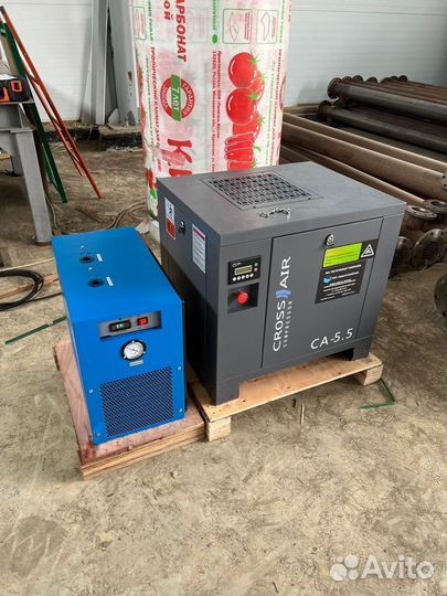 Винтовой компрессор CrossAir CA5.5 ременной привод