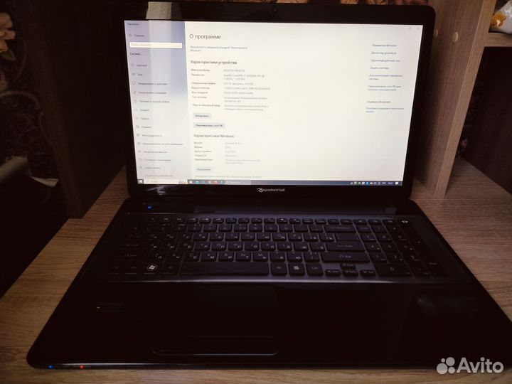 Ноутбук packard bell