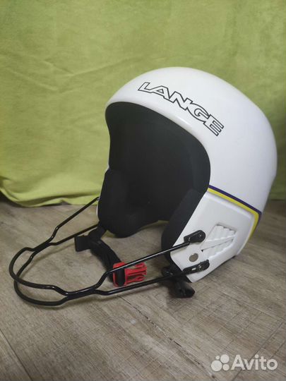 Горнолыжный шлем Lange 54р. + защита подбородка