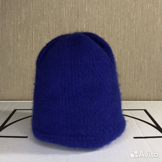 Новая детская зимняя шапка zara, шерсть, синий