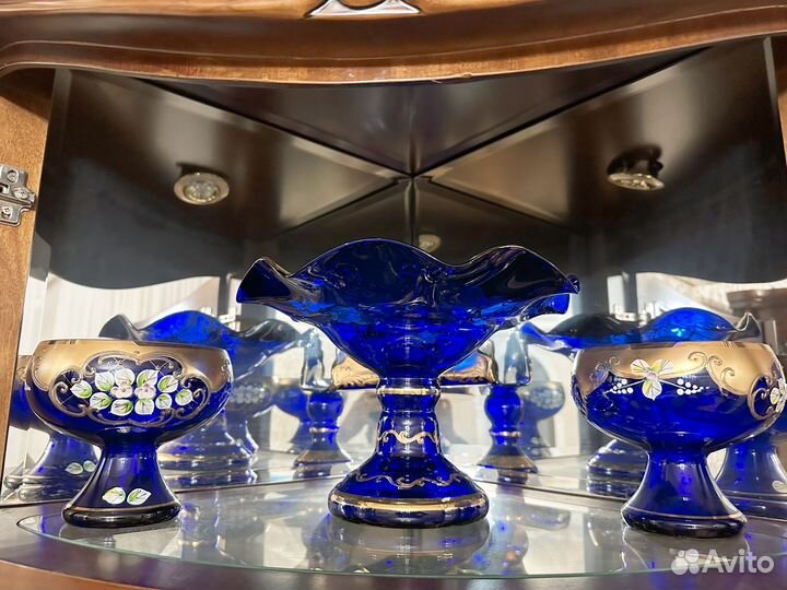 Фруктовница на ножке богема