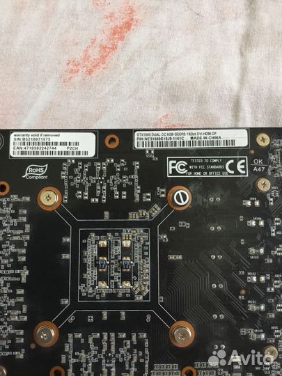 Видеокарта gtx 1660 dual 6gb