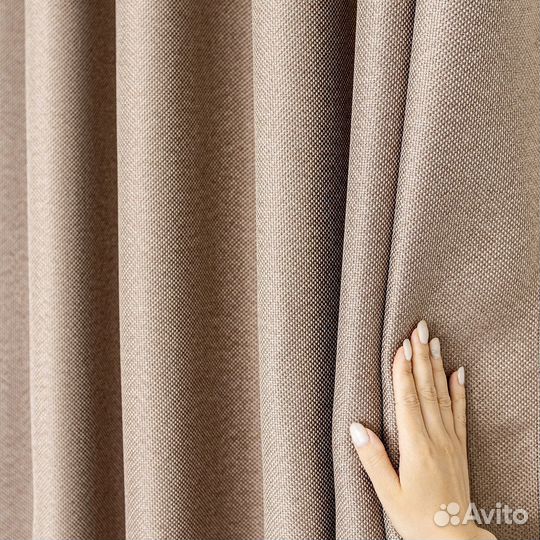 Шторы рогожка орфей нюд новые на окна пошив