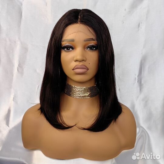 Парик из натуральных волос 36см