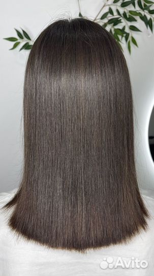 Кератиновое выпрямление волос