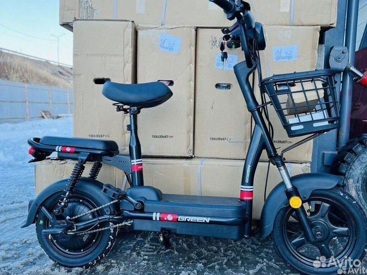 Электроскутер green 5 цветов, 45км/ч