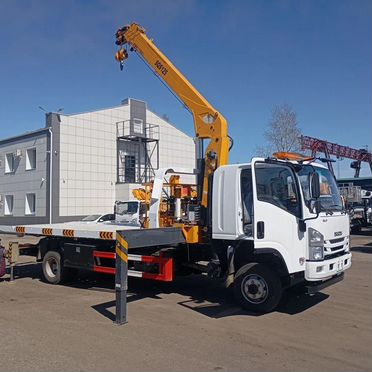 Эвакуатор Isuzu Elf с КМУ XCMG, 2026