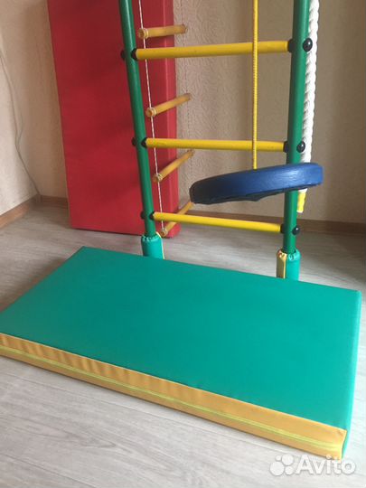 Детский спорт. комплекс Атлант 1С Плюс с матами