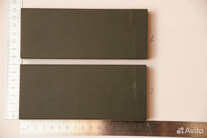 Яшма зелёная для тонкой заточки ножей, бритв