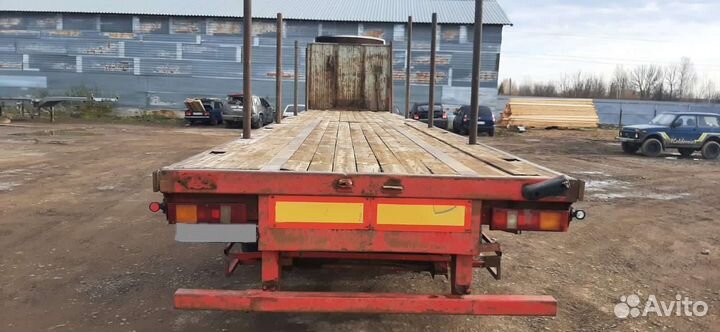 Полуприцеп бортовой МАЗ 9758, 2000