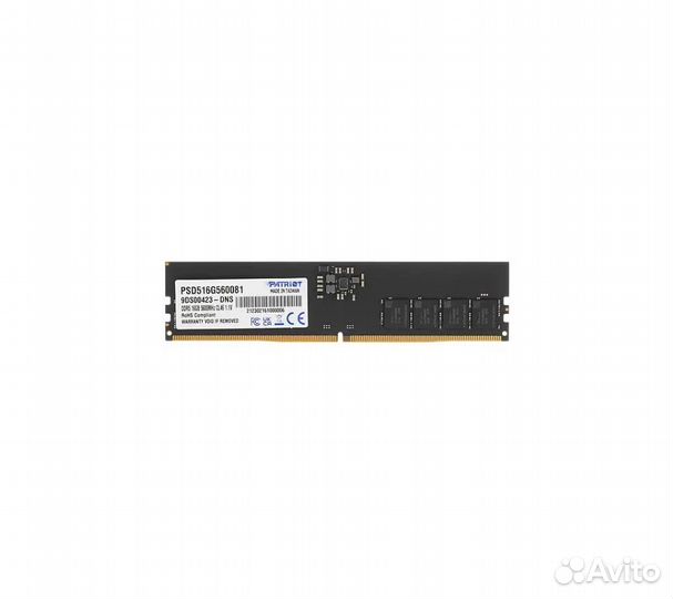 Память оперативная DDR5 16Gb Patriot Signature 560