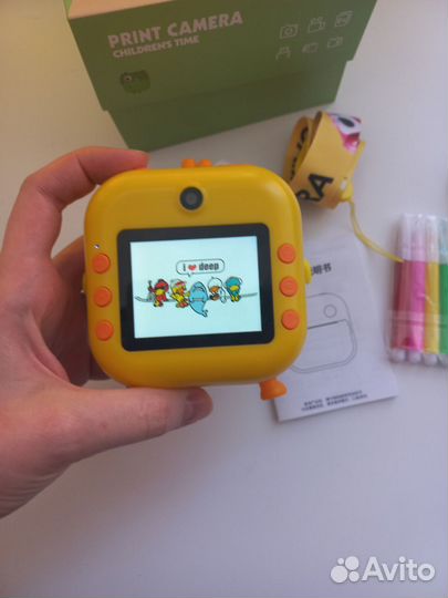 Детская чековая камера мгновенной печати Safinaz