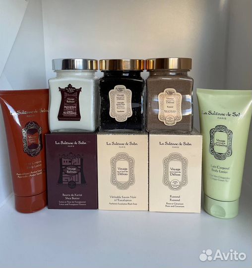 La sultane de saba черное мыло и маска