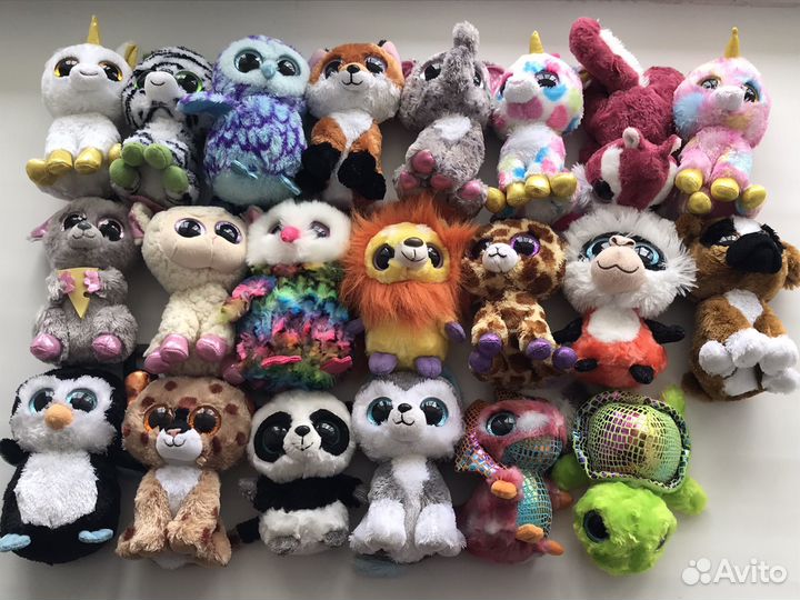 Мягкие игрушки с большими глазами, глазастики