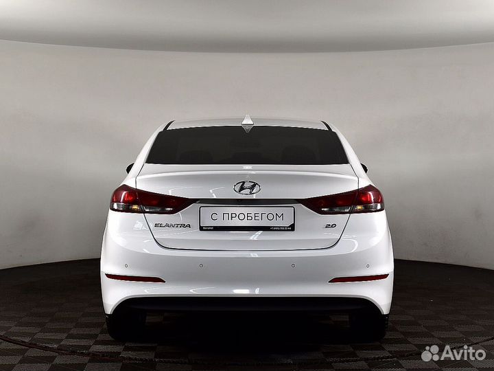 Hyundai Elantra 2.0 AT, 2017, 82 324 км