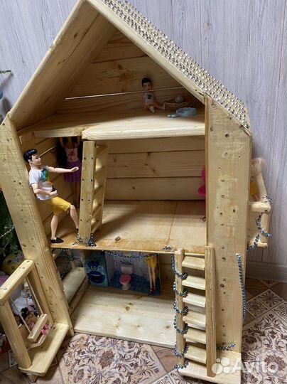 Домик для барби новый