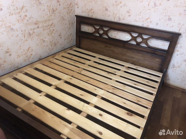 Кровать 180х200 дерево бу