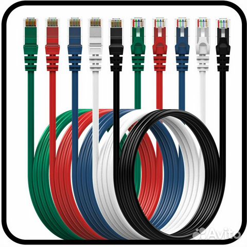 Интернет кабель RG-45 разной длины оптом