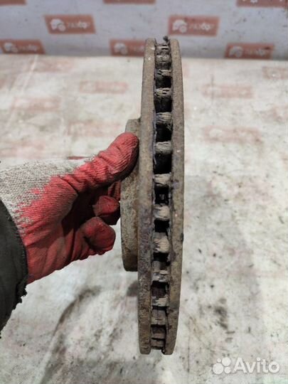 Диск тормозной передний Nissan Qashqai J10 HR16