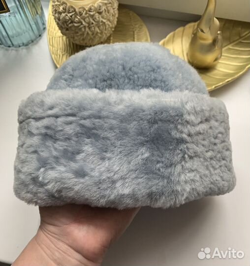 Норка Овчина Шапка Берет Воротник новые