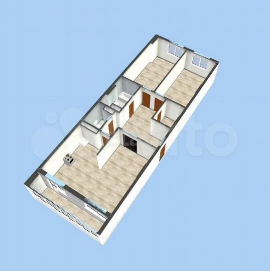 3-к. квартира, 93,2 м², 5/25 эт.