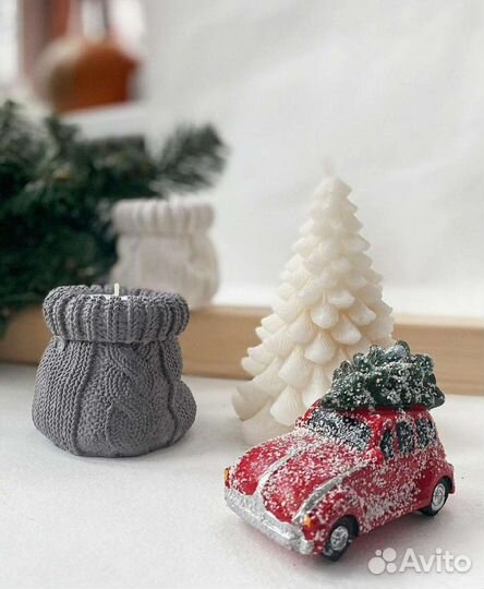 Подсвечник из гипса