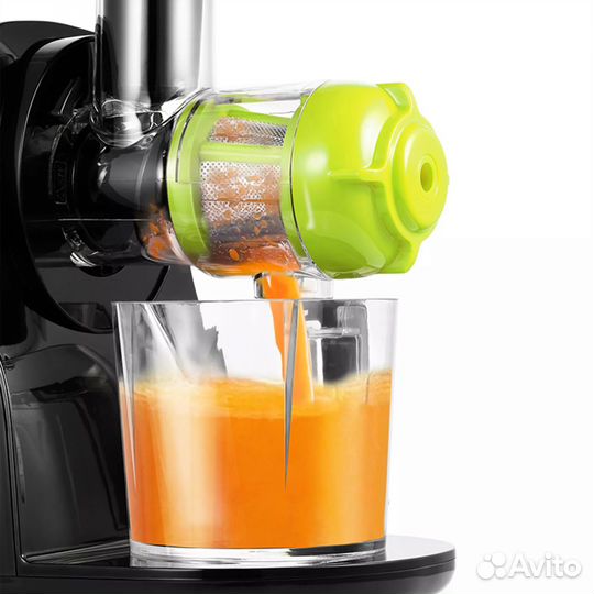 Соковыжималка шнековая Kitfort кт-1111-1 черный