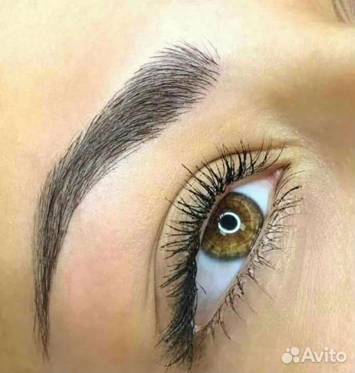 Микроблейдинг бровей (волосковый татуаж)