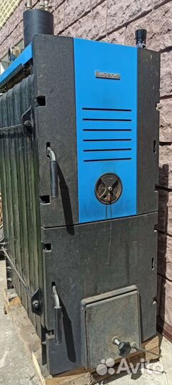 Твердотопливный котел Buderus Logano G211 + трубы