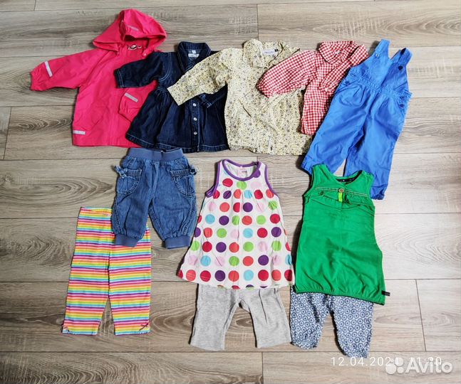 Вещи на девочку 68-80