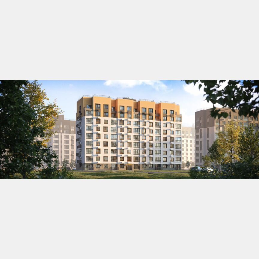 3-к. квартира, 68,9 м², 8/9 эт.