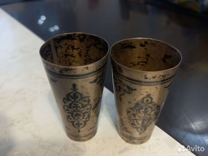 Стопка серебро кубачи