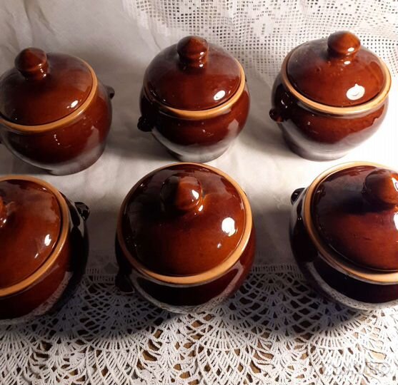 Набор горшочков для запекания СССР