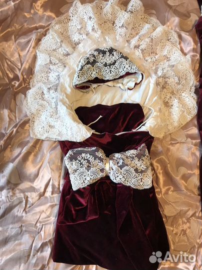 Конверт на выписку и платье для мамы