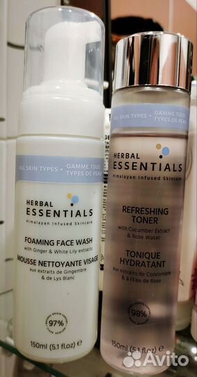 Herbal essentials пенка+тоник